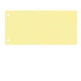 Artikelbild 1 für office discount Trennstreifen gelb, 190 g Karton 24,0 x 10,5 cm, 100 St., Artikelnummer 432094