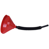 Artikelbild 1 für hünersdorff Trichter HD-PE mit Faltenbalgschlauch rot, Artikelnummer 678074