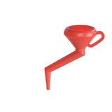 Artikelbild 1 für hünersdorff Trichter HD-PE mit Winkel rot, Artikelnummer 678126