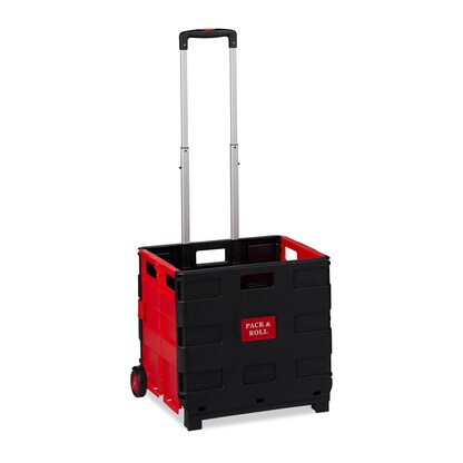 Artikelbild für relaxdays Einkaufstrolley Kunststoff schwarz 46,0 x 37,0 x 39,0 cm, Artikelnummer 362014