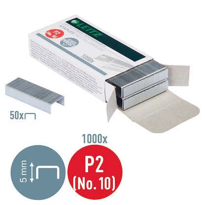 Artikelbild 2 für LEITZ Heftklammern 5577 No.10, 1.000 St., Artikelnummer 575571