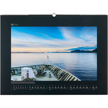 Artikelbild 5 für KUNTH Monats-Wandkalender Hurtigruten 2026, 1 St., Artikelnummer 575938