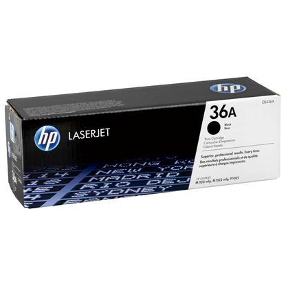 Artikelbild 2 für HP 36A (CB436A) schwarz Tonerkartusche, Artikelnummer 106302