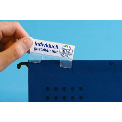 Artikelbild 5 für ELBA Vollsichtreiter vertic 85508 transparent, 25 St., Artikelnummer 443192