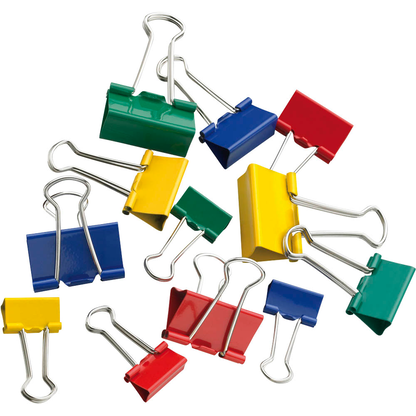 Artikelbild 2 für WESTCOTT Foldbackklammern farbsortiert, 12 St., Artikelnummer 363214