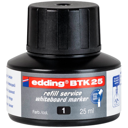 Artikelbild für edding Nachfülltinte BTK 25 schwarz, Artikelnummer 496701