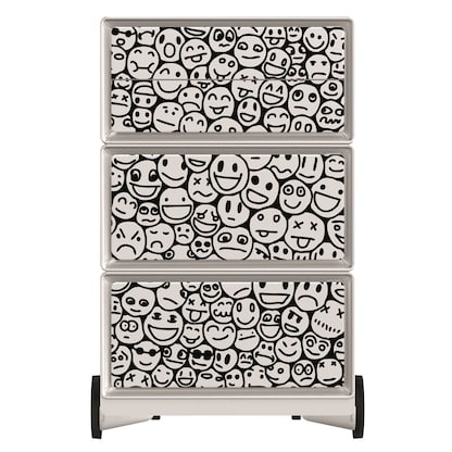 Artikelbild 3 für PAPERFLOW easyBox Business Rollcontainer weiß, bunt 62295 4 Auszüge 39,0 x 43,6 x 64,2 cm, Artikelnummer 215206