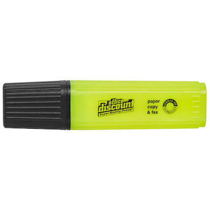 Artikelbild 2 für office discount Textmarker gelb, 1 St., Artikelnummer 186569