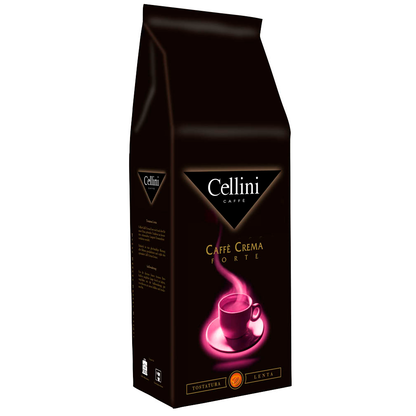Artikelbild für Cellini CAFFÈ CREMA FORTE Kaffeebohnen, Arabica- und Robustabohnen kräftig, 1000 g, Artikelnummer 222620