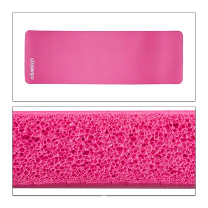 Artikelbild für relaxdays Yogamatte pink 60,0 x 180,0 x 1,0 cm, Artikelnummer 442503