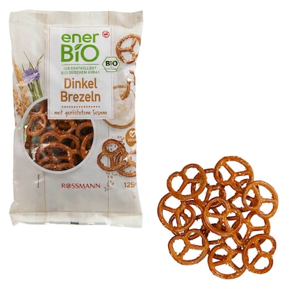 Artikelbild für enerBiO Bio Dinkel Brezeln Gebäck 125,0 g, 1 St., Artikelnummer 511404