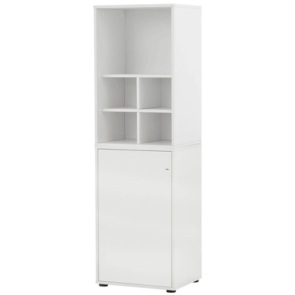 Artikelbild 9 für MÖBELPARTNER Regalschrank 400, 701772 weiß 51,0 x 41,0 x 167,2 cm, 1 St., Artikelnummer 774077