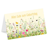 Artikelbild 1 für LUMA Geburtstagskarte Blumenwiese LU2838 DIN B6, 1 St., Artikelnummer 766382
