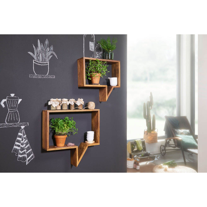 Artikelbild 7 für WOHNLING Wandregal sheesham 50,0 x 13,0 x 65,0 cm, 1 St., Artikelnummer 539864