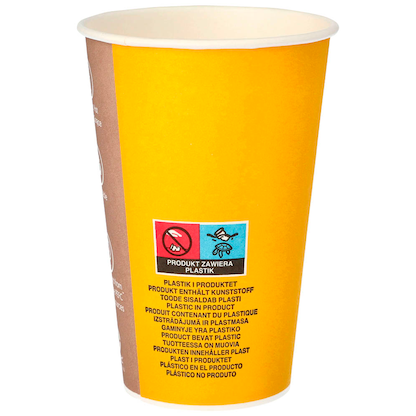 Artikelbild 2 für STARPAK Einweg-Kaffeebecher braun 0,3 l, 50 St., Artikelnummer 693168