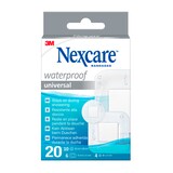 Artikelbild 1 für Nexcare™ Pflaster Waterproof Universal N0620AS_2N weiß, 20 St., Artikelnummer 154367