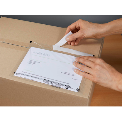 Artikelbild 3 für docuFIX® CLASSIC Lieferscheintaschen eco Kunststoff DIN C5 500 St., Artikelnummer 329411