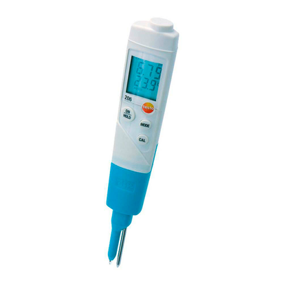 Artikelbild für testo 206-pH2 für halbfeste Medien pH- und Temperatur-Messgerät weiß, Artikelnummer 427819