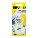 Artikelbild 1 für UHU Klebefilm transparent 19,0 mm x 7,5 m 2 Rolle, Artikelnummer 743926