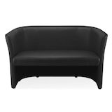 Artikelbild 1 für Nowy Styl 2-Sitzer Sofa Club Duo schwarz beige Leder 129,0 x 63,0 x 77,0 cm, 1 St., Artikelnummer 487020