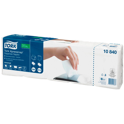 Artikelbild für TORK Servietten Xpressnap® hochweiß 1-lagig 33,0 x 21,3 cm, 1.125 St., Artikelnummer 172150