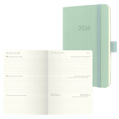 Artikelbild für SIGEL Taschenkalender Conceptum 2026 mintgrün, 1 St., Artikelnummer 568609