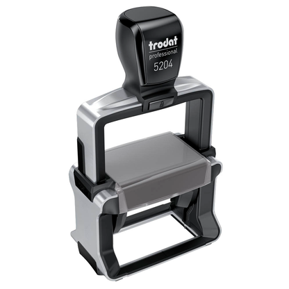 Artikelbild 2 für trodat Textstempel, individualisierbar 5204 selbstfärbend schwarz Logo möglich, 1 St. - Direkt online personalisieren, Artikelnummer 640278