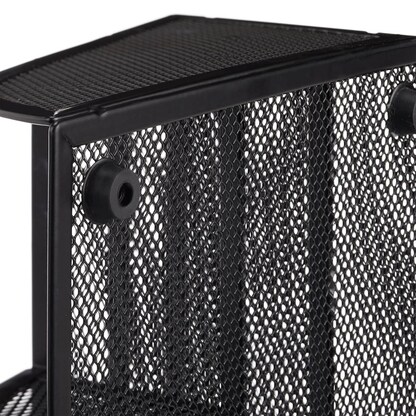 Artikelbild 6 für relaxdays Schreibtisch-Organizer schwarz Metall 5 Fächer 25,5 x 18,0 x 10,5 cm, Artikelnummer 516662