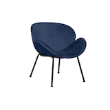 Artikelbild 1 für meet powered by PAPERFLOW Sessel SMILE blau schwarz Stoff 72,0 x 68,5 x 75,0 cm, 1 St., Artikelnummer 852147