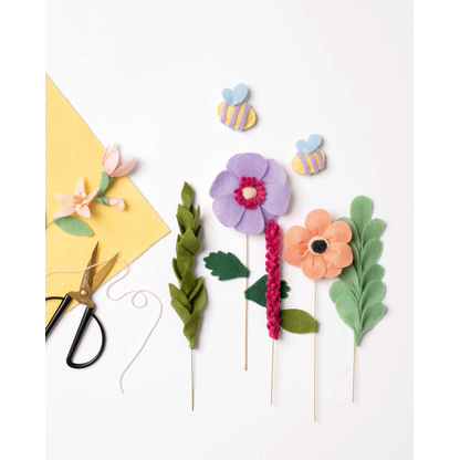 Artikelbild 2 für folia Bastelfilz-Set Felt like Spring 18-tlg. mehrfarbig, Artikelnummer 130557