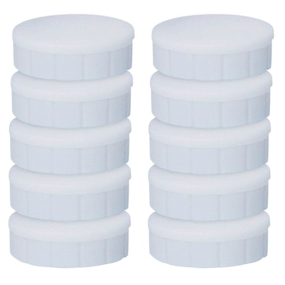 Artikelbild für MAUL Magnete weiß, Kunststoff Ø 2,0 cm, 10 St., Artikelnummer 642932