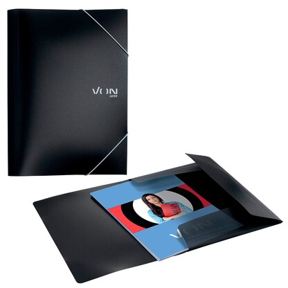 Artikelbild für VON LEITZ Sammelmappe DIN A4 schwarz, 1 St., Artikelnummer 635429