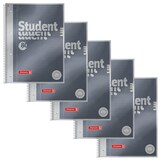 Artikelbild 1 für BRUNNEN Collegeblöcke Student Premium kariert DIN A4 Innenrand, 5 Blöcke, Artikelnummer 485495