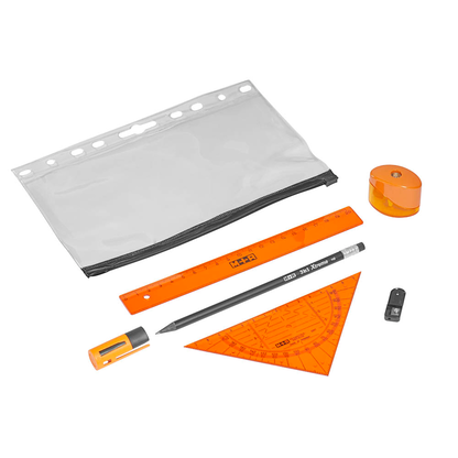 Artikelbild für M + R Schreibset Schule neonorange orange, Artikelnummer 506480