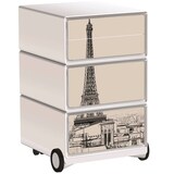 Artikelbild 1 für PAPERFLOW easyBox Business Rollcontainer weiß, bunt 62125 4 Auszüge 39,0 x 43,6 x 64,2 cm, Artikelnummer 215289