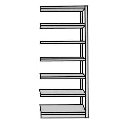 Artikelbild 2 für Kerkmann Anbauregal Progress 50945411 lichtgrau 96,0 x 40,0 x 225,0 cm, Artikelnummer 301341