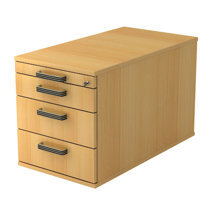 Artikelbild für HAMMERBACHER Haziender Rollcontainer buche 4 Auszüge 42,8 x 80,0 x 51,2 cm, Artikelnummer 193763