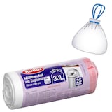 Artikelbild 1 für RUBIN Müllbeutel 30,0 l rot, 25 St., Artikelnummer 213011