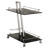 Artikelbild 1 für HAKU Möbel Servierwagen schwarz 40,0 x 60,0 x 72,0 cm, Artikelnummer 553093