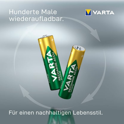Artikelbild 5 für VARTA Akkus RECHARGE ACCU Phone Ni-MH Micro AAA 800 mAh, 2 St., Artikelnummer 495119