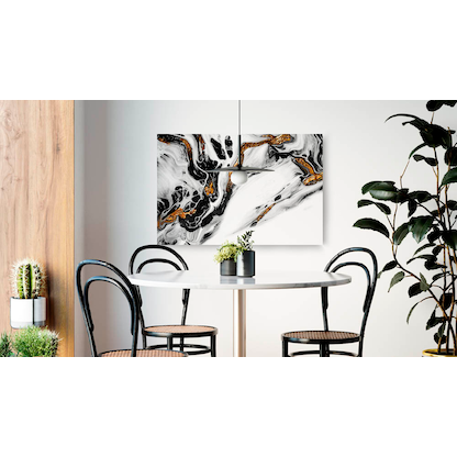 Artikelbild 5 für ALLboards Magnettafel 60,0 x 40,0 cm Marmor gold/weiß, Artikelnummer 502108