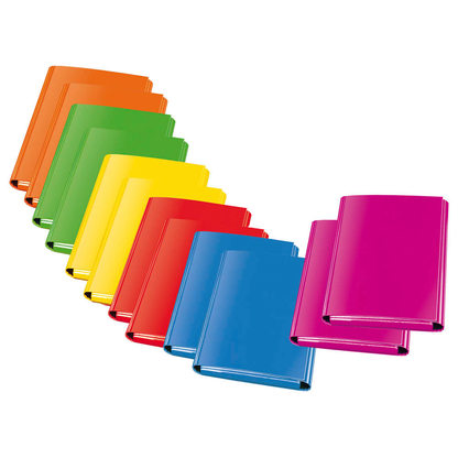 Artikelbild für VELOFLEX Sammelmappen VELOCOLOR 32,0 cm 2x gelb, 2x rot, 2x grün, 2x blau, 2x pink, 2x orange, 12 St., Artikelnummer 617876