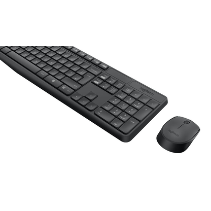 Artikelbild 4 für Logitech MK235 Tastatur-Maus-Set kabellos schwarz, Artikelnummer 301320