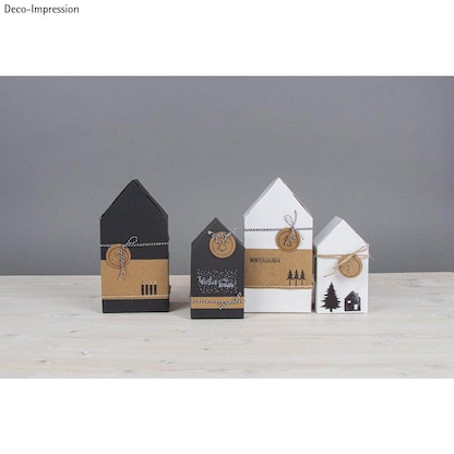 Artikelbild 5 für Rayher Faltschachteln Haus klein weiß 12 St., Artikelnummer 284283