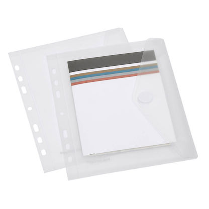 Artikelbild 3 für FolderSys Dokumententaschen DIN A5 transparent genarbt 0,20 mm, 10 St., Artikelnummer 994434