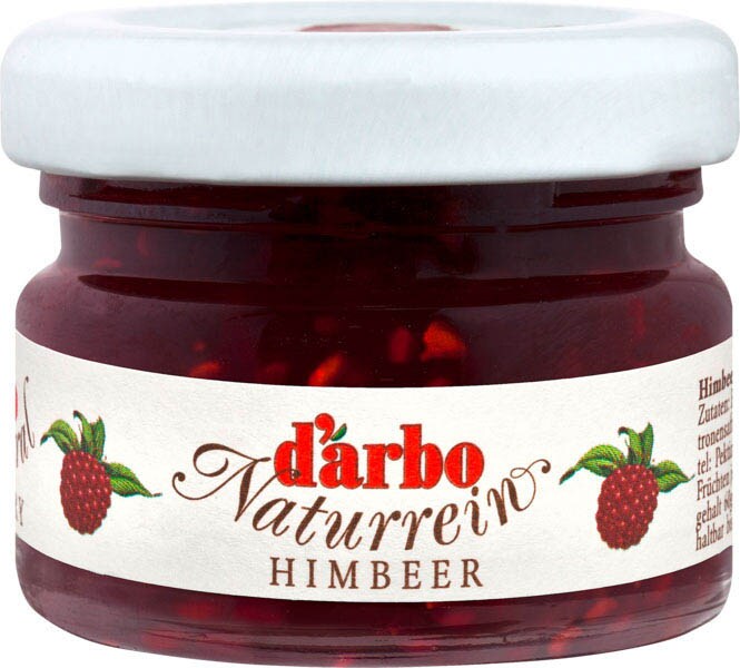 d’arbo Naturrein Himbeer Konfitüre, 60 St. | office discount