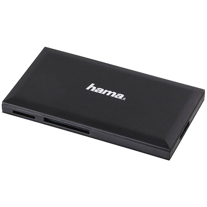 Artikelbild 2 für hama Multi-microSD, SD, Memory Stick, Compact Flash-Kartenleser schwarz, Artikelnummer 554624