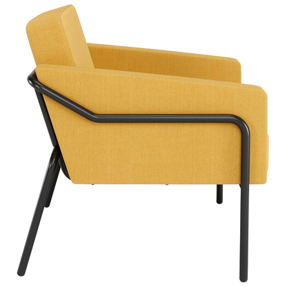 Artikelbild 2 für medso powered by PAPERFLOW Sessel MEDSO L gelb schwarz Stoff 75,0 x 74,3 x 73,6 cm, 1 St., Artikelnummer 522601