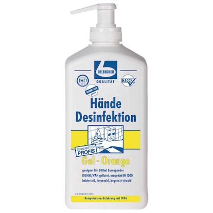 Artikelbild für DR.BECHER Händedesinfektionsgel 0,5 l, Artikelnummer 451753