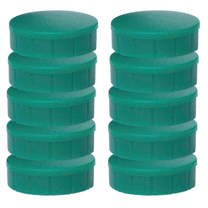 Artikelbild für MAUL Magnete grün, Kunststoff Ø 2,0 cm, 10 St., Artikelnummer 643047